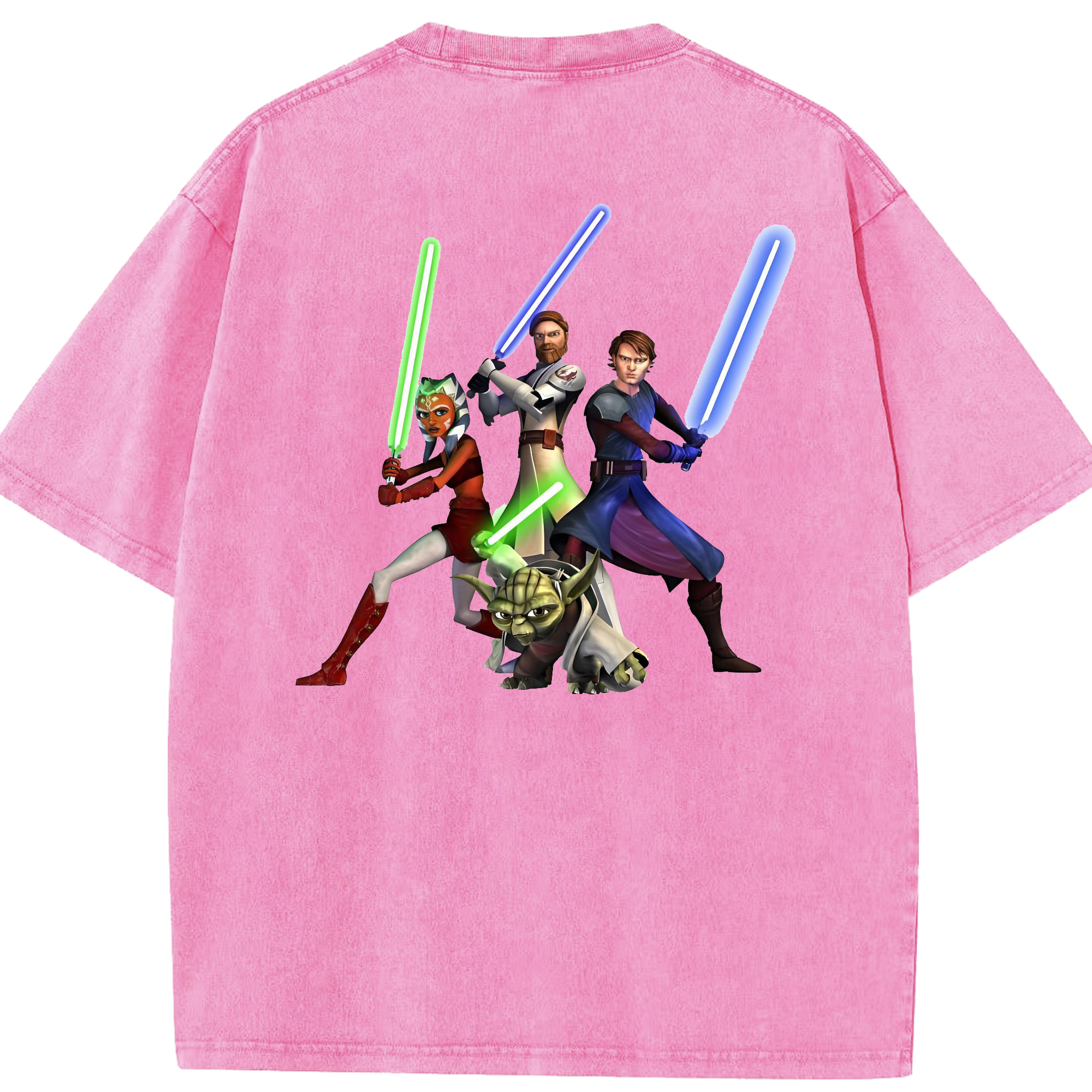 （画像用） スター・ウォーズ Star Wars 綿100% ヴィンテージ風 半袖Tシャツ（背面プリント）